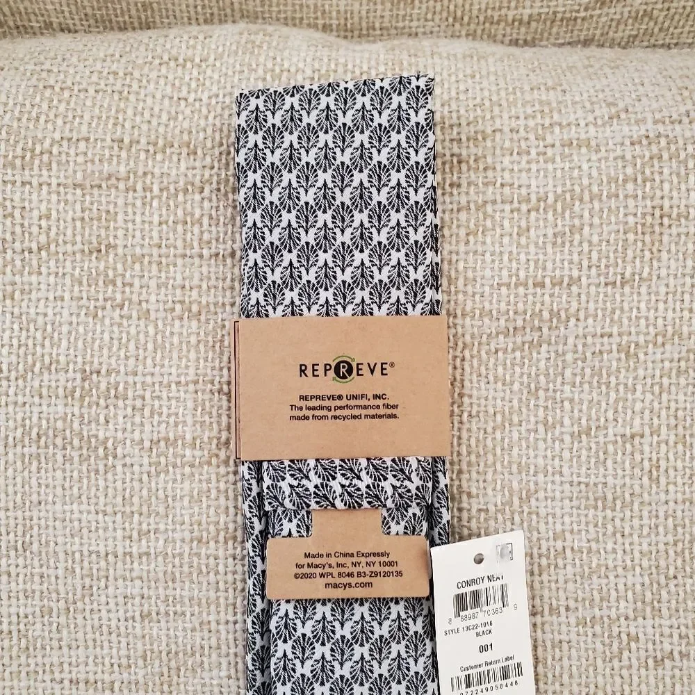 Bar III Slim Conroy Neat Botanical Tie